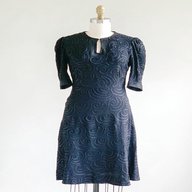 vintage crepe dress for sale