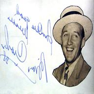 bing crosby autograph for sale
