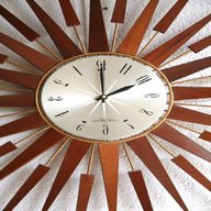 sunburst clock seth thomas for sale
