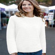 white cotton jumpers ladies for sale