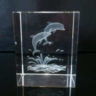 laser glass paperweights for sale