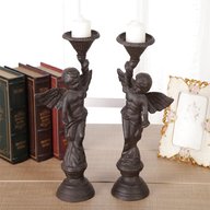 cast iron candle sticks for sale