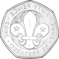 scouts 50p coin for sale