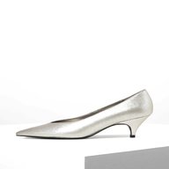 silver kitten heel for sale