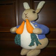 peter rabbit knitting pattern for sale