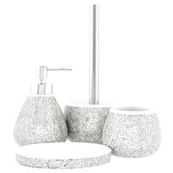 silver sparkle bathroom accessories for sale
