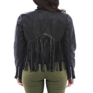 tassel leather jacket for sale