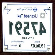 taxi licence for sale