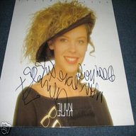kylie minogue signed for sale