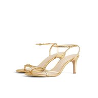 zara gold sandals for sale