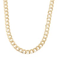 gold curb necklace for sale