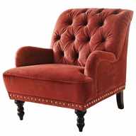 red velvet chair for sale