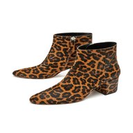 zara leopard boots for sale