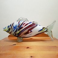 murano fish ornament for sale