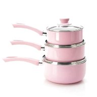 pink saucepans for sale