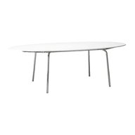 white ikea table oval for sale