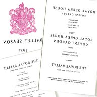 royal performances programmes for sale