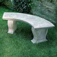 curved stone garden benches for sale
