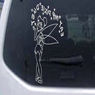 tinkerbell car stickers for sale