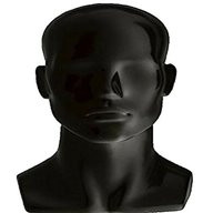 black mannequin head for sale