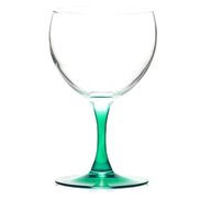 green stem wine glasses for sale