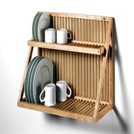 wooden kitchen plate rack for sale