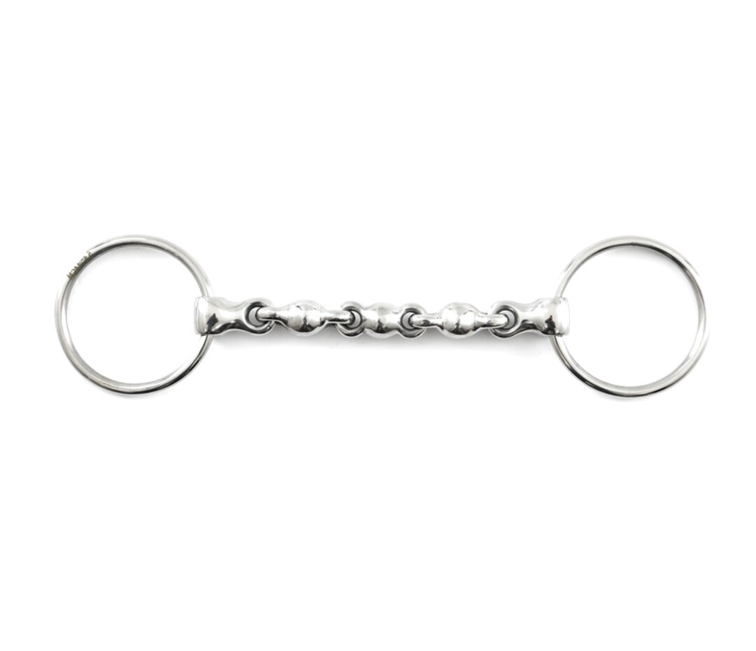 4 /½ Waterford Full Cheek Loose Ring Snaffle Bit Size