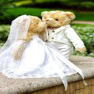 bride and groom bears for sale