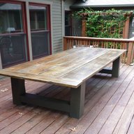 hardwood patio table for sale
