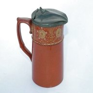 pewter lidded jug for sale