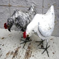 metal hens for sale