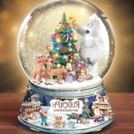 musical christmas snow globes for sale