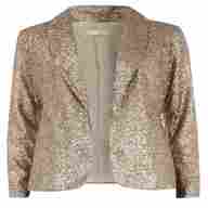 gold sequin blazer for sale