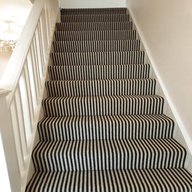 striped stair carpet for sale