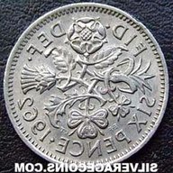 1962 sixpence for sale