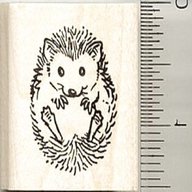 hedgehog rubber stamps for sale