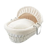 white wicker moses basket for sale