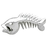 silver fish ornament for sale
