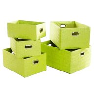 lime green storage boxes for sale