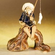fisherman figurine for sale
