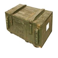 wooden army boxes for sale