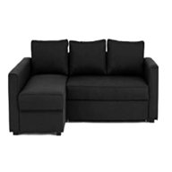 black corner sofa bed for sale