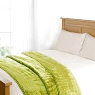 lime green bed throw for sale