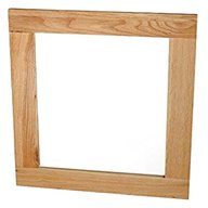 oak framed mirror for sale