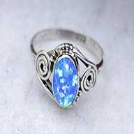 blue opal rings for sale
