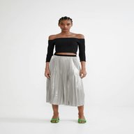 pleated skirt zara for sale