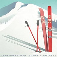 vintage ski print for sale