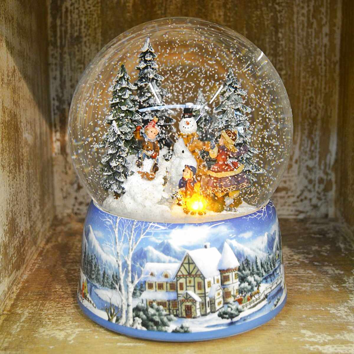 large xmas snow globes