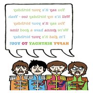beatles greeting card for sale