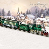 thomas kinkade christmas train for sale
